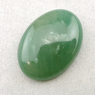 Green jade cabochon 30x22 mm no 32