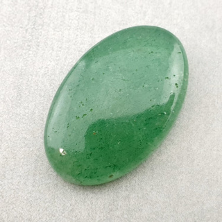 Green jade cabochon 31x20 mm no 33