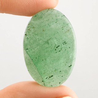 Jade green cabochon 31x21 mm no 30