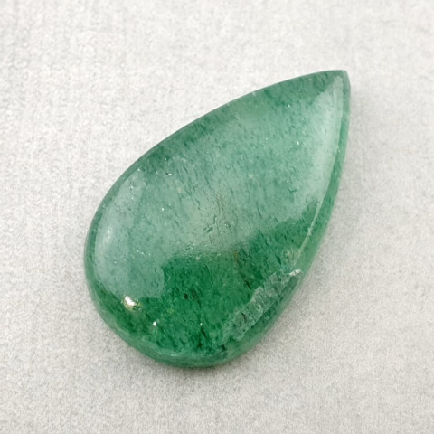 Green jade cabochon 32x19 mm no 48