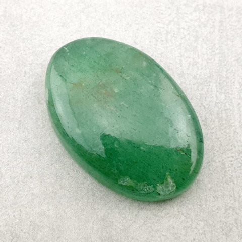 Jade green cabochon 32x21 mm no. 37 Jade green cabochon 32x21 mm no. 37