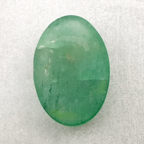 Jade green cabochon 32x21 mm no. 37 Jade green cabochon 32x21 mm no. 37