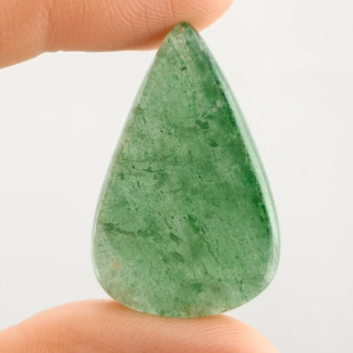 Green jade cabochon 32x21 mm no 42