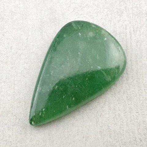 Green jade cabochon 32x21 mm no 42 Green jade cabochon 32x21 mm no 42