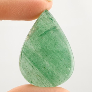 Jade green cabochon 33x24 mm no. 5