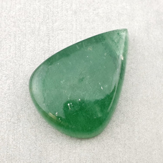 Green jade cabochon 34x24 mm no 36