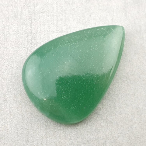 Green jade cabochon 34x24 mm no 7 Green jade cabochon 34x24 mm no 7