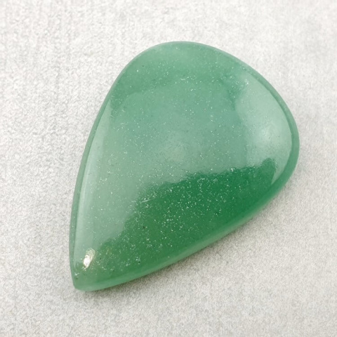 Green jade cabochon 34x24 mm no 7 Green jade cabochon 34x24 mm no 7