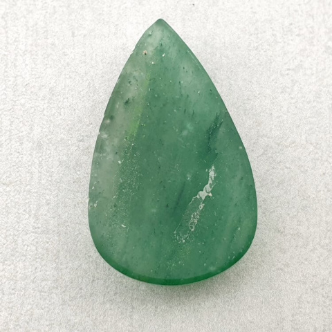 Green jade cabochon 35x21 mm no 10 Green jade cabochon 35x21 mm no 10