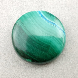 Malachite cabochon fi 23 mm no 167