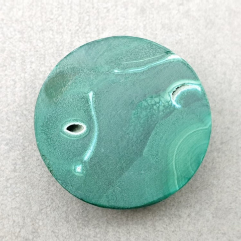 Malachite cabochon dia. 23 mm no 172 Malachite cabochon dia. 23 mm no 172