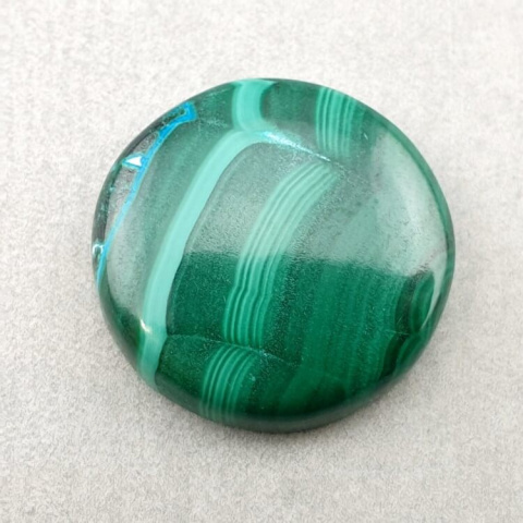 Malachite cabochon fi 23 mm no 174 Malachite cabochon fi 23 mm no 174