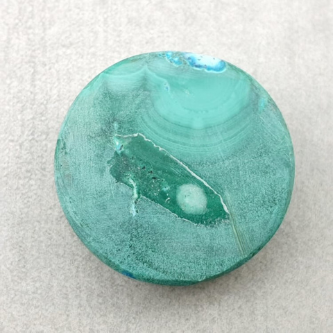 Malachite cabochon fi 24 mm no. 159 Malachite cabochon fi 24 mm no. 159