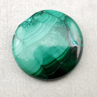 Malachite cabochon fi 26 mm no 166