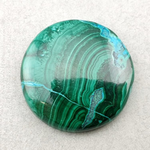 Malachite cabochon fi 27 mm no 169 Malachite cabochon fi 27 mm no 169