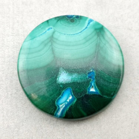 Malachit kaboszon fi 28 mm nr 170 Malachit kaboszon fi 28 mm nr 170