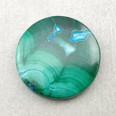 Malachit kaboszon fi 28 mm nr 170 Malachit kaboszon fi 28 mm nr 170