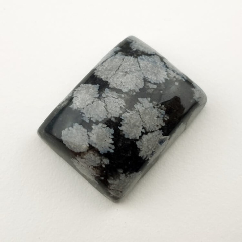 Snow obsidian cabochon 21x16 mm no 64 Snow obsidian cabochon 21x16 mm no 64