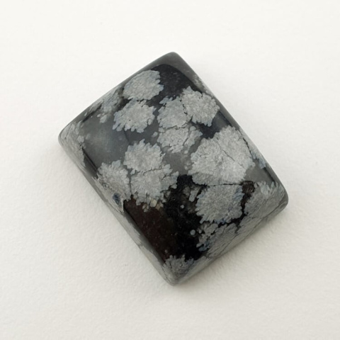 Snow obsidian cabochon 21x16 mm no 64 Snow obsidian cabochon 21x16 mm no 64