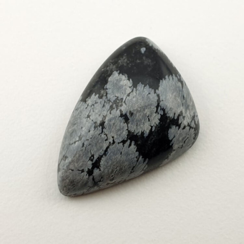 Snow obsidian cabochon 22x15 mm no 94 Snow obsidian cabochon 22x15 mm no 94