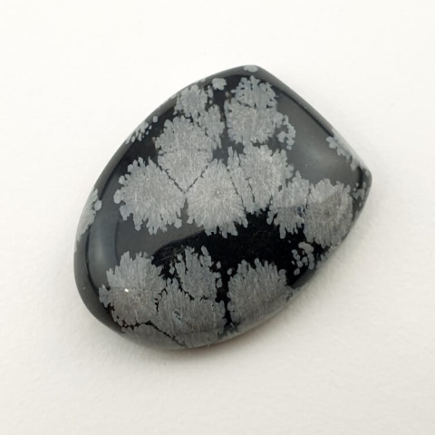 Snow obsidian cabochon 24x18 mm no 89 Snow obsidian cabochon 24x18 mm no 89