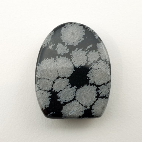 Snow obsidian cabochon 24x18 mm no 89 Snow obsidian cabochon 24x18 mm no 89