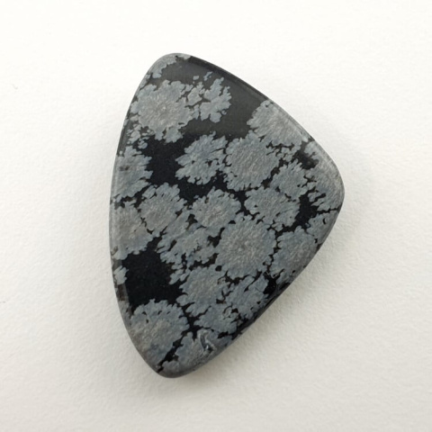 Snow obsidian cabochon 24x19 mm no 33 Snow obsidian cabochon 24x19 mm no 33