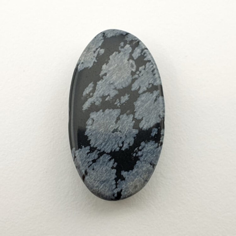 Snow obsidian cabochon 25x14 mm no 90 Snow obsidian cabochon 25x14 mm no 90