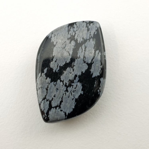 Snow obsidian cabochon 25x16 mm no 88 Snow obsidian cabochon 25x16 mm no 88