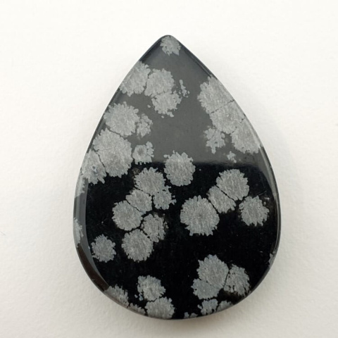 Snow obsidian cabochon 25x25 mm no 37 Snow obsidian cabochon 25x25 mm no 37