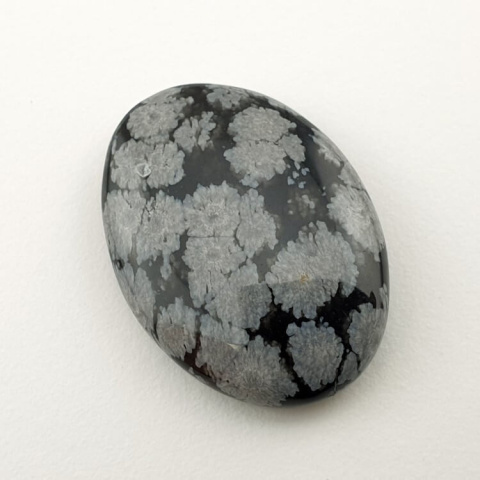 Snow obsidian cabochon 26x19 mm no 23 Snow obsidian cabochon 26x19 mm no 23