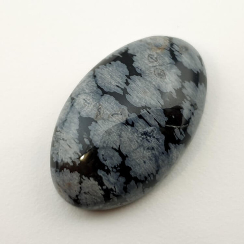 Snow obsidian cabochon 27x17 mm no 49 Snow obsidian cabochon 27x17 mm no 49