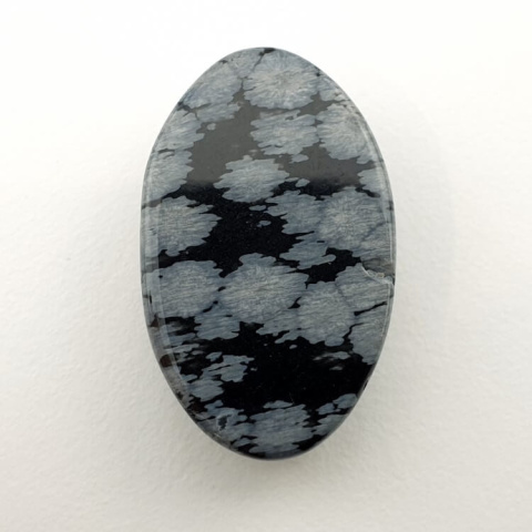 Snow obsidian cabochon 27x17 mm no 49 Snow obsidian cabochon 27x17 mm no 49