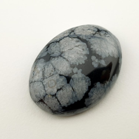 Snow obsidian cabochon 27x20 mm no 61 Snow obsidian cabochon 27x20 mm no 61