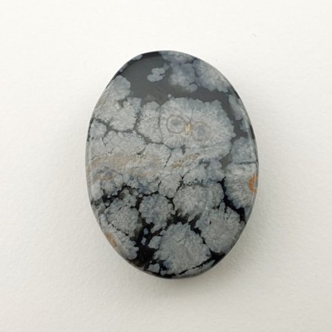 Snow obsidian cabochon 27x20 mm no 61 Snow obsidian cabochon 27x20 mm no 61