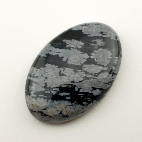 Snow obsidian cabochon 29x19 mm no 76 Snow obsidian cabochon 29x19 mm no 76