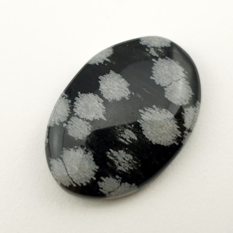 Snow obsidian cabochon 29x20 mm no 43 Snow obsidian cabochon 29x20 mm no 43
