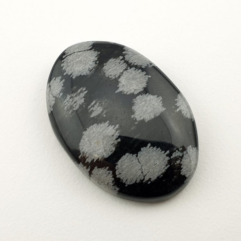 Snow obsidian cabochon 29x20 mm no 43 Snow obsidian cabochon 29x20 mm no 43