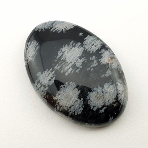 Snow obsidian cabochon 29x20 mm no 65 Snow obsidian cabochon 29x20 mm no 65