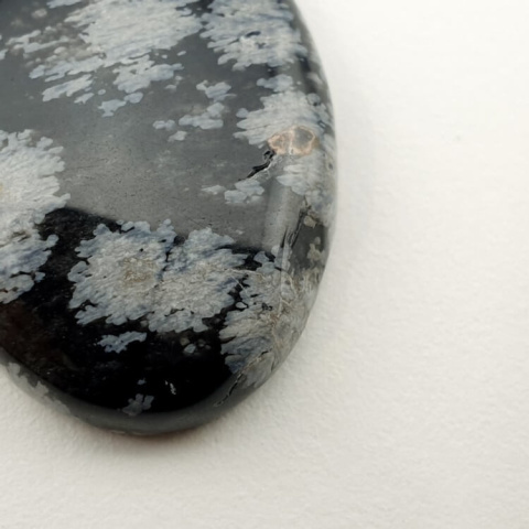 Snow obsidian cabochon 29x20 mm no 65 Snow obsidian cabochon 29x20 mm no 65