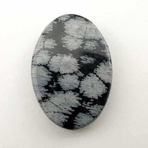 Snow obsidian cabochon 29x20 mm no 65 Snow obsidian cabochon 29x20 mm no 65