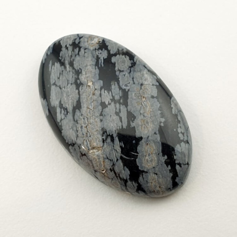 Snow obsidian cabochon 30x18 mm no 35 Snow obsidian cabochon 30x18 mm no 35