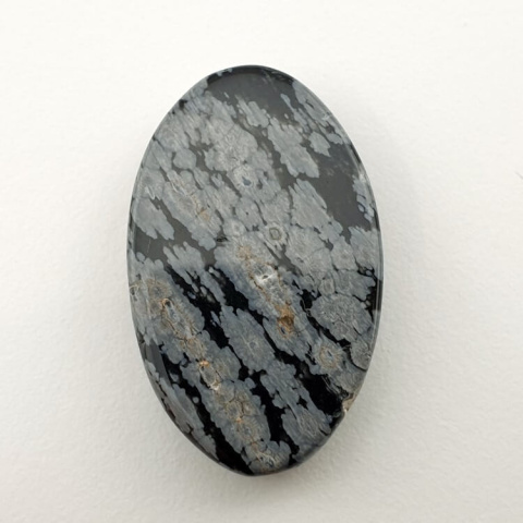 Snow obsidian cabochon 30x18 mm no 35 Snow obsidian cabochon 30x18 mm no 35