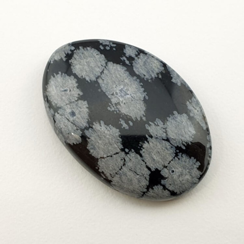 Snow obsidian cabochon 30x21 mm no 13 Snow obsidian cabochon 30x21 mm no 13