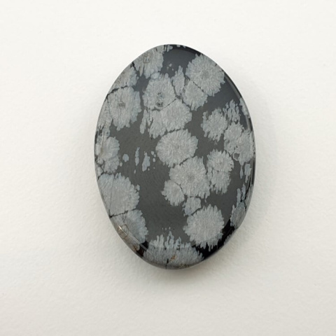 Snow obsidian cabochon 30x21 mm no 16 Snow obsidian cabochon 30x21 mm no 16
