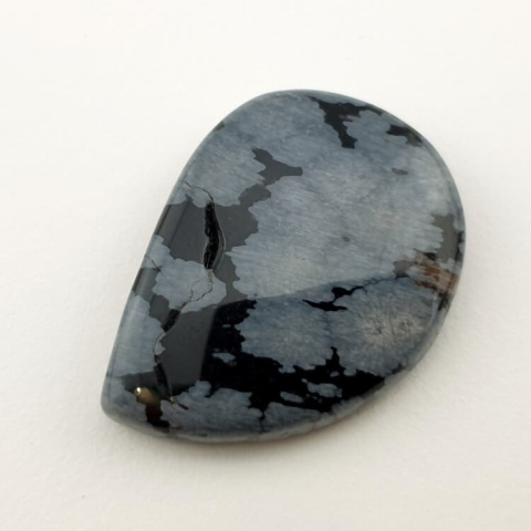 Snow obsidian cabochon 30x21 mm no 44 Snow obsidian cabochon 30x21 mm no 44