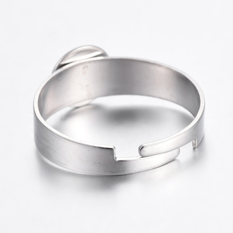 Ring cabochon setting 6 mm 1 pc. Ring cabochon setting 6 mm 1 pc.