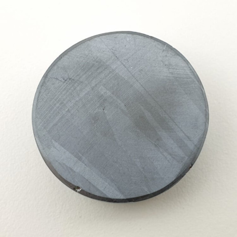 Precious shungite cabochon dia. 25 mm no 20A