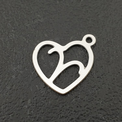 Aries pendant surgical steel 14 mm