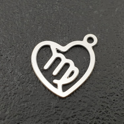 Panna pendant surgical steel 14 mm